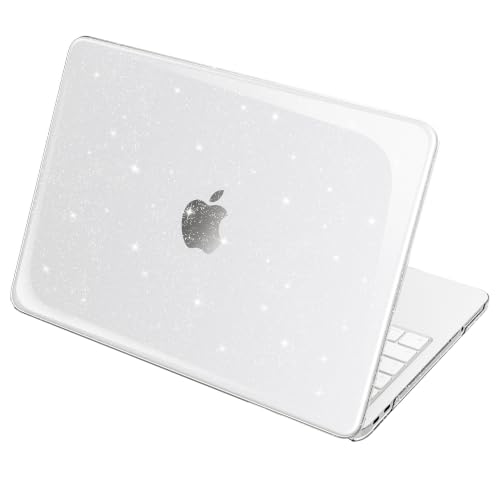 Glitter Case Compatible with MacBook Neo 13 inch Laptop 2026 (Model A3404), Scratch Resistant Protective Hard Shell Cover, Glitter Clear - color: Glitter Clear