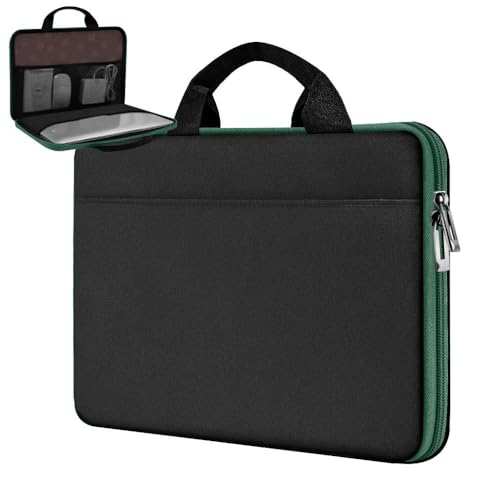 Hseok Laptop Sleeve 13-14 Inch Case Briefcase Compatible with MacBook Neo Pro 14 M5/M4/M3/M2/M1, All Models 13.3 Mac Air/Pro, XPS 13 14, Most Popular 13"-14" Notebooks,BK01GR01 - color: BK01GR01, size: 13"-14"