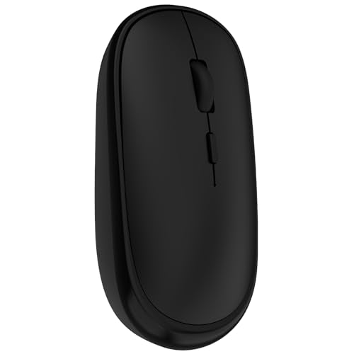 Small Wireless Mouse, Slim Mini Mouse, Portable Computer Mice with USB Receiver, Quiet Click, 2400 DPI, 2.4GHz Cordless Silent Mice for Laptop PC - Black - color: USB Wireless