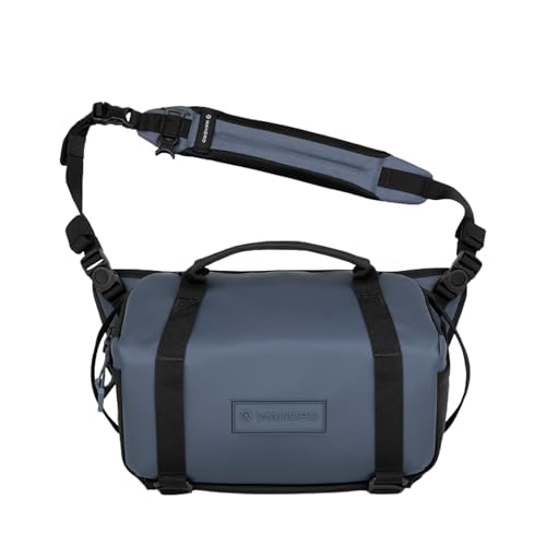 WANDRD All New ROGUE Sling V2: Weather-Resistant Everyday Carry Bag with Lightning Fast Access, Customizable Interior, Laptop Sleeve & Tripod Pocket – Minimalist Crossbody for Travel, EDC & Creators - color: Aegean Blue, style: 9l