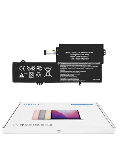 ASMARK L17L3P61 Battery Replacement for Lenovo IdeaPad 320S-13IKB Yoga 720-12IKB L17L3P61 L17M3P61 L17C3P61 Laptop Battery