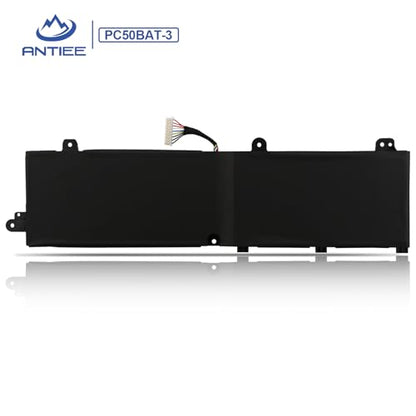 PC50BAT-3 Laptop Battery for Schenker Key 15 Comet Lake Key 15 Gaming for CLEVO PC50DN2 PC50S for SYSTEM76 Oryx PRO 6 for THUNDEROBOT 911 P1 for EUROCOM RX315 NH57AF1 Series 11.4V 73Wh 6400mAh 3-Cell