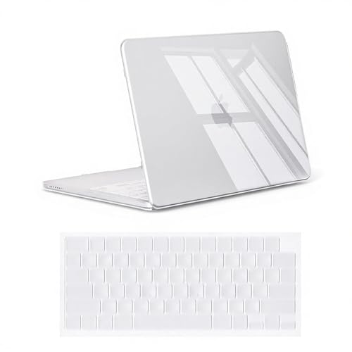 Se7enline for MacBook Neo Case 13 inch 2026 Model A3404,Crystal Transparent | Hard Shell Laptop Case Washable Keyboard Cover Skin Anti-Scratch Anti-Drop Heat Dissipation Full Port Access Slim Lightweight - color: Crystal Transparent, size: 13 Inch