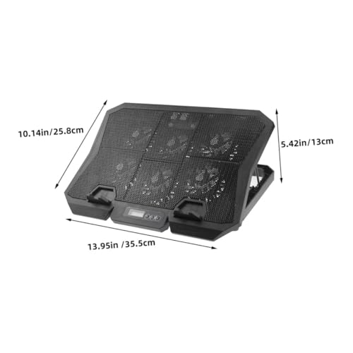 BESPORTBLE 6-inch Laptop Cooling Pad with Adjustable Fan Speed USB-Powered Quiet Cooling Stand for Notebooks Compatible with 15-16 Inch Laptops for Home and Office Use