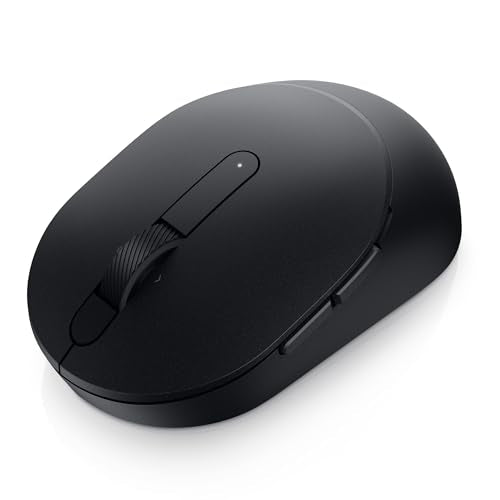 Dell Advanced Wireless Compact Mouse - MS510 - Battery Type AA, (DPI) Adjustable at 1000, 1600 (Default), 2400 and 4000, Buttons 7, Run Time 36 Months, 1 Year Advanced Exchange Service, Black - color: Black