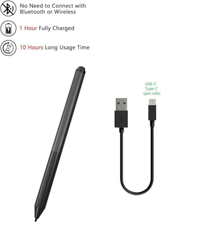Stylus Pen for HP Elite x2 1013 G3, EliteBook x360 1020 G2, EliteBook X360 1030 G2 G3, Pro x2 612 G2ADDP0221002 ADDP0221006 Stylus Pen Compatible L08263-003 - color: Silver, style: L08263-003