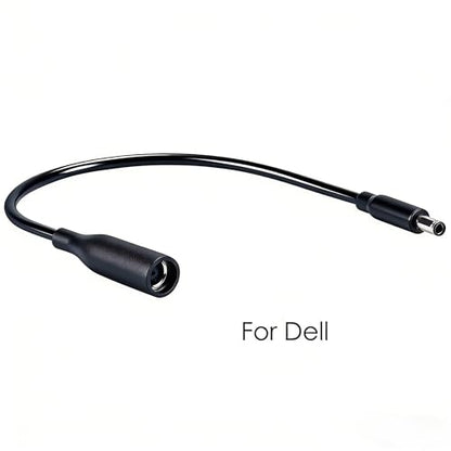 Power Adapter 7.4mm Female to 4.5mm Male Tip Adapter Converter Cable for Dell Laptop Power Supply (for 45W/65W/90W Power), 7.4mm to 4.5mm - size: 7.4mm to 4.5mm
