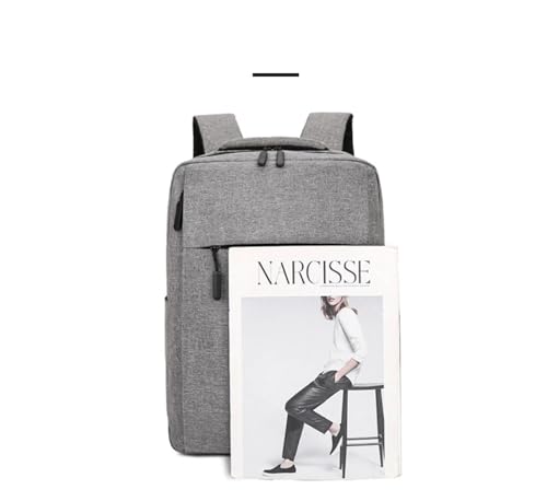 Laptop Backpack with USB Charging Port, Business Travel Backpack for 15.6 Inch Laptop, Computer Bag for Men Women - color: Grey