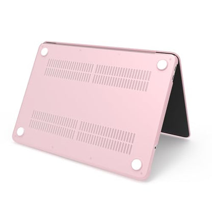G JGOO Compatible with MacBook Neo Case 13 inch 2026 Release Model A3404 with A18 Pro Chip, Matte Protective Laptop Plastic Hard Shell Case with Keyboard Cover & Screen Protector, Baby Pink - color: Baby Pink