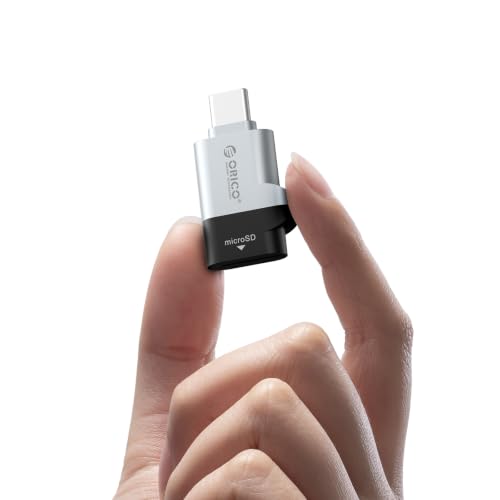 ORICO USB 3.0 Type-C TF Card Reader, 5Gbps High Speed Micro SD Card Reader for Laptop/Phone/Tablet, Plug & Play Multi-OS Compatible-C33