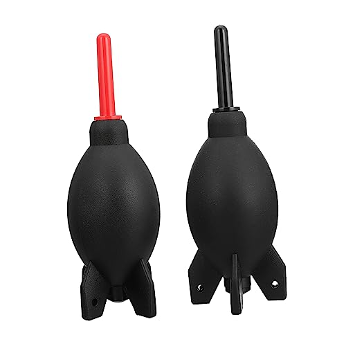 Lurrose 2Pcs Camera Air Blower Portable Lens Air Blower for DSLR Camera Lens Keyboard Computer Laptop and Phone Dust Removal Ergonomic Handheld Duster for Cleaning