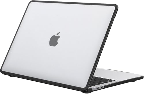 BlueSwan Anti-Cracking Case for MacBook Pro 13 inch M2 M1 2022-2016 | Anti-Scratch Protective Hard Case, Soft TPU Bumper, Drop Protection, Sturdy and Durable, Business & Travel, Frosted Clear - color: Frosted Clear, size: Pro 13-inch (2022-2016)