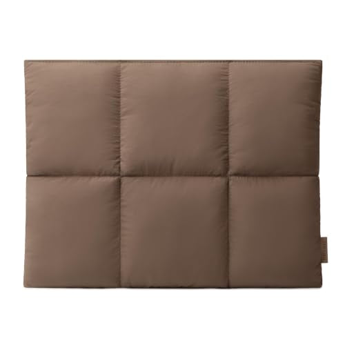 Comfyable Puffy Laptop Sleeve 15 16 Inch, Quilted Puffer Laptop Carrying Case for Women, Pillow Pouch Compatible for MacBook Air M5 & MacBook Pro M5 Pro/Max 2026, Mocha Brown - color: Mocha Brown, size: For 15" Mac Air / 16" Mac Pro