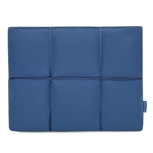 KAYOND Puffy Laptop Sleeve 13 Inch 14 inch, Pillow Shape Laptop Sleeve, Compatible MacBook Pro 13inch 14 Inch M4 M5 Pro/Max, MacBook Air M1 M2 M3 M4 2026, Blue - color: Blue, size: For 13"-14" MBA/MAP M4 M3 M2 M1