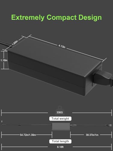 65W 45W Smart Blue Tip Compatible with HP Envy x360 13 15 17& Elitebook 840 850& Pavilion& ProBook& Stream& Notebook& Spectre 13 Chromebook 11 14 Zbook 14u 15u Laptop Power Adapter