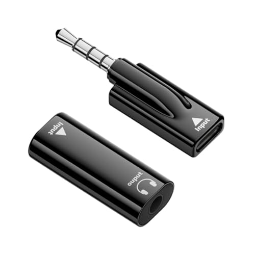 CY 2pcs/lot Type-C USB-C Female to 3.5mm Male & Female Audio AUX & MIC Sound Card 16bit 48kHz Adapter Compatible with Laptop Tablet Phone - style: USB-C to DAC 3.5mm M+F 2pcs