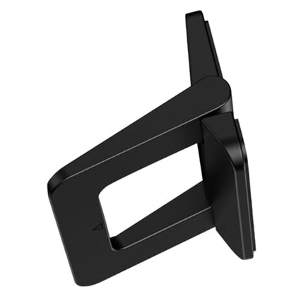 2pcs Mini Laptop Stand Foldable Portable Notebook Holder Desktop Laptop Stand Holder Bracket for Travel Work Home Black