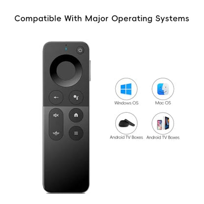 Bluetooth Air Mouse Remote Keyboard, 2.4G Wireless Keyboard Combo | Plug & Play • Handheld Remote Control • ndroid TV Box, PC, HTPC, Smart TV, Projector
