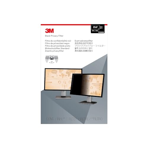 3M PF230W9B Blackout Frameless Privacy Filter for 23-Inch Widescreen Notebook/LCD 16:9 (MMMPF230W9B)
