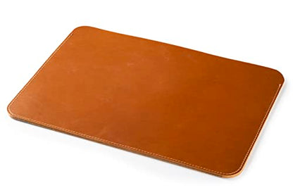 Leather Laptop Sleeve, Handmade Slim Case for MacBook Air 13" (M2) 2024, (M3) 2024 & 15 inch (M3) 2041 - color: Light Tobacco, size: 13"