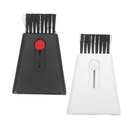 2pcs Laptop Cleaning Kit with Lightweight Nylon Brushes for Electronics, Portable Screen Brush for Computers and Electronic Devices, for Travel and Office Use