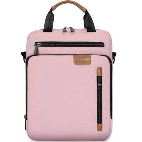 TORIBIO 9-11 Inch Tablet Sleeve Bag Padded Protective Travel Carrying Case | Fits iPad A16 2025, iPad Air M4 11-inch 2026 M3 M2, iPad Pro M5/M4 11 inch, iPad 10/9/8/7th, Galaxy Tab A9+/S9/S8 11" - color: Pink, size: 9-11 Inch