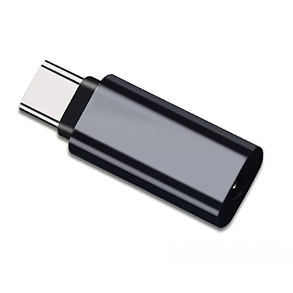 cablecc Type-C to 3.5mm Earphone Adapter USB-C 3.1 Male to AUX Audio Female for Xiaomi 6 Mi6 Letv 2 Pro 2 Max2 (Black) - style: 3.5mm Black