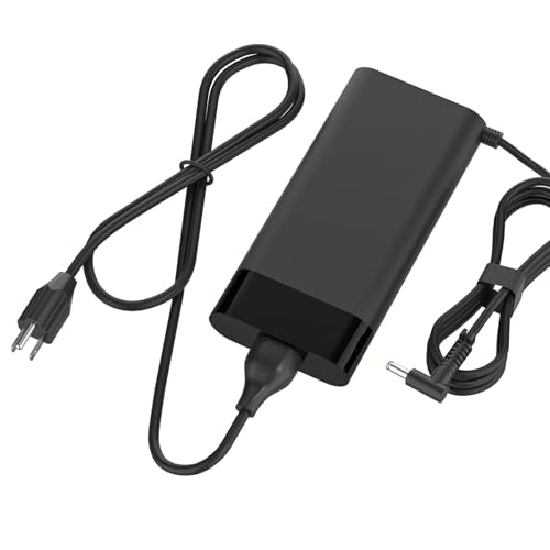 90W 4.62A 4.5mm Blue Tip Laptop Charger Compatible with HP Spectre X360 13 15 Envy 14 15 17 TouchSmart M6 M7 15-j 17-j Series 710412-001 710413-001 710414-001 Adapter Power Supply Cord