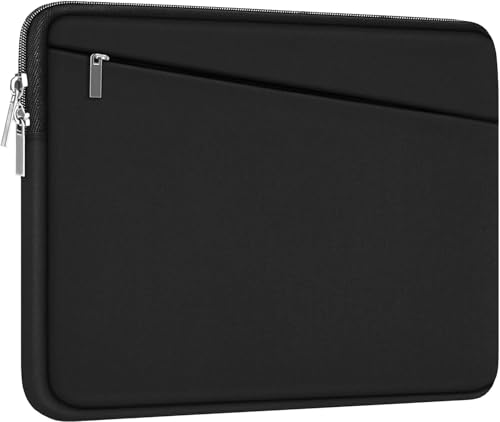 Laptop Sleeve 14 inch, Durable Computer Carrying Bag Protective Case Briefcase Handbag with Front Pocket, Slim Laptop Case Cover for Compatible with MacBook Air/Pro 14 inch Notebook Computer, Black - color: Black, size: 14 Inch