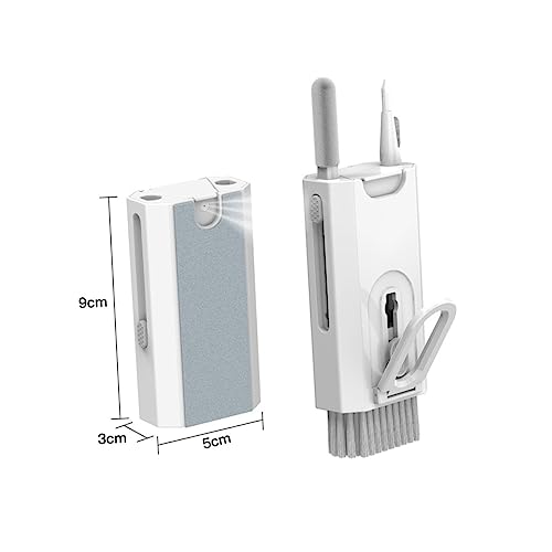 Mikinona Multifunctional Cleaning Kit Includes Keyboard Screen Cleaner Earphone Headset Brush for Home Office