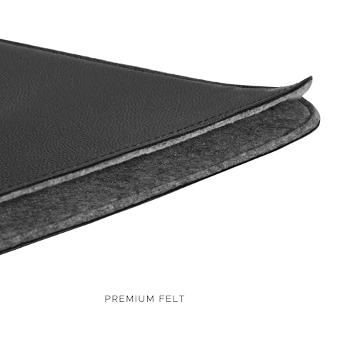 Comfyable Laptop Sleeve 13 Inch Precisely Compatible with MacBook Air M5 2026 & MacBook Pro/Neo A18, Faux Leather Cover Case, Black - color: Black, size: For 13" MacBook Pro & Air & Neo