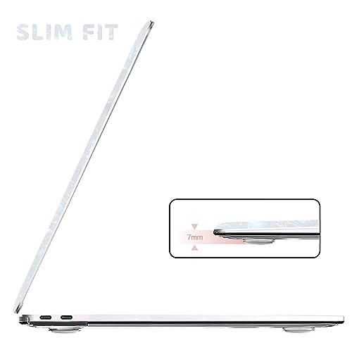 Anban for MacBook Pro 13 inch Case M2 M1 2025 2024 2023-2016, Shiny Pearl | Plastic Hard Shell+Keyboard Cover+Screen Protector for MacBook Pro 13.3 inch Case, A2338 A2251 A2289 A2159 A1989 A1706 A1708