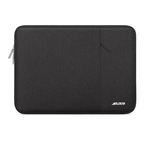 MOSISO Laptop Case 13 inch, Laptop Sleeve Compatible with MacBook Neo/Air/Pro 13 inch with A18/M5/M4/M3/M2/M1 Chip 2026-2016, Polyester Vertical Computer Sleeve Bag with Pocket, Black - color: Black, size: 13 inch