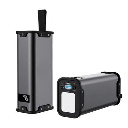 Portable Power Station 99Wh 70W(140W Peak) Laptop Charger, 1.3lb Lightweight Small Generator with 110V AC & PD Fast Charging, Lithium Battery Power Bank for Home Camping Office Blackout Emergency