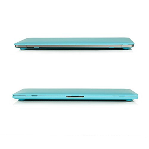 RUBAN Case for MacBook Pro 15 inch 2019 2018 2017 2016 Release A1990/A1707 with Touch Bar, Plastic Hard Shell Cover, Turquoise - color: Turquoise
