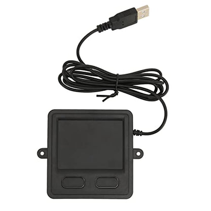 DAN&DRE Wired USB Touchpad High Sensitivity 2 Design Black Portable Trackpad Laptop Desktop Home Office