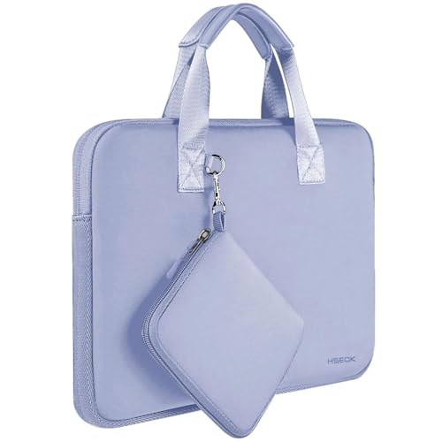 Hseok Laptop Sleeve 14 inch Case with Small Case, Compatible with MacBook Neo 14, MacBook Pro 14 M5/M4/M3/M2/M1, XPS 14 and Most 14 inch Notebooks, Neoprene Computer Handbag,Haze Purple - color: Haze Purple, size: 14"