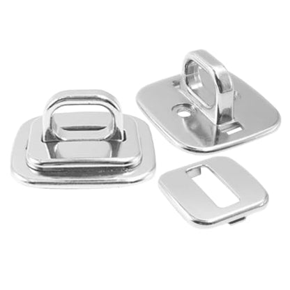 2pcs Laptop Anchor Plate Security Cable Lock Fixed Base Zinc Alloy Computer Lock for Notebook and Laptop with Versatile Compatibility and Easy Operation, for Travel and Study
