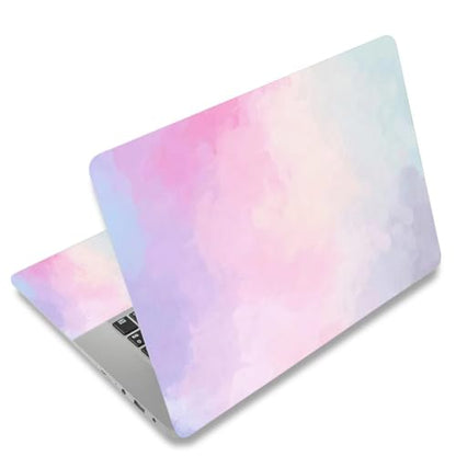 Laptop Skin Sticker Decal 15-15.6 Inches, Universal Reusable Vinyl Sticker for 12.1 13 13.3 14 15.4 Inches Netbook/Notebook PC, Waterproof & Scratch-Resistant (Colorful Clouds) - color: Colorful Clouds