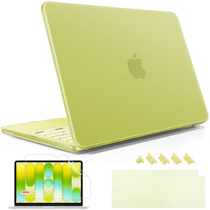 May Chen Compatible with MacBook Neo 13 inch Model A3404 2026 Release, Slim & Lightweigh Frosted Finish Protective Case with Keyboard Cover&Screen Protector, Froste Citrus - color: Froste Citrus