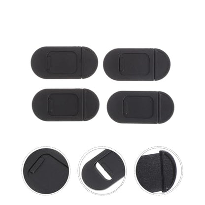 LALAFINA 4pcs Webcam Cover Slide for Laptop and Tablet, Anti-Peeping Privacy Shutter Adhesive Backing, Abs Material Web Camera Protector for Desktop and Portable Devices