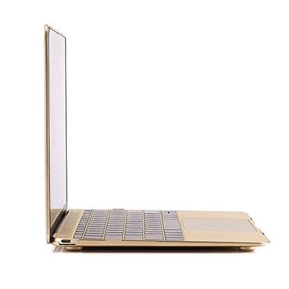 RUBAN Case Compatible with MacBook 12 Inch A1534 - Slim Snap On Hard Shell Protective Cover and Keyboard Cover, Grey - color: Grey