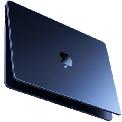 BlueSwan Matte Case for MacBook Air 15 inch M5 M4 M3 M2 Chip 2026-2023 | 100% Color Match, Anti Fingerprint & Scratch, Grippy Finish, Protective Hard Shell, Ultra Thin, Easy Snap-On - color: Midnight Clear