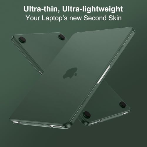 MOSISO Compatible with MacBook Neo Case 13 inch 2026 A3404 A18 Pro Chip | 4 in 1 Kit Ultra-Thin Exact-Fit Scratches&Fingerprints Resistant Protective Hard Shell Matte Case Cover, Emerald Green - color: Emerald Green