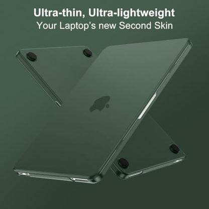 MOSISO Compatible with MacBook Neo Case 13 inch 2026 A3404 A18 Pro Chip | 4 in 1 Kit Ultra-Thin Exact-Fit Scratches&Fingerprints Resistant Protective Hard Shell Matte Case Cover, Emerald Green - color: Emerald Green