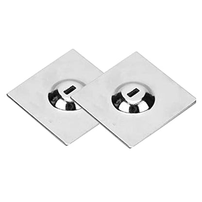 Laptop Cable Lock Hardware Security Cable Lock Anti Theft Combination Lock for iPad Tablet Laptop MacBook and All Other Notebooks and Tablets - color: Square silver 2pcs