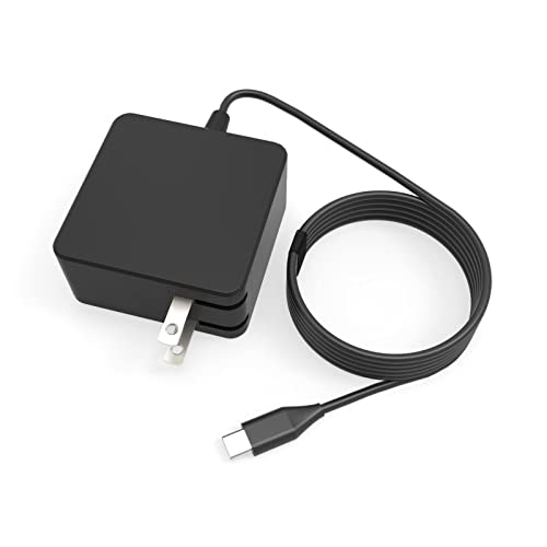 Universal 45W USB C Laptop Charger Compatible with Asus Chromebook Charger USB-C, Fast Charging Type C AC Adapter Power Cord