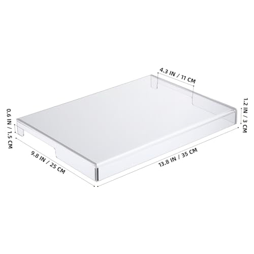 DOITOOL Clear Acrylic Keyboard Cover Protector Anti-Cat, 14 in Laptop Keyboard Dust Cover Computer Transparent Mechanical Laptop Protector Case, 13.8x9.8x0.6 inch - size: 35.00X25.00X3.00CM