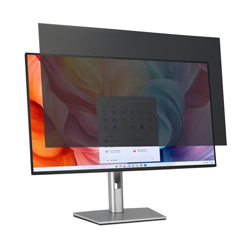 Kensington High Clarity Privacy Screen for 24 inch 16:9 Widescreen Monitor, Easy Installation Computer Privacy Filter for Desktop, 2H hardness Protection, Compatible with LG Samsung Dell, HC240A169A - size: 24" 16:9