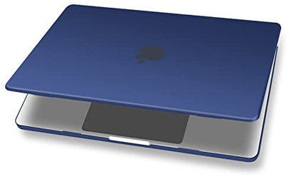 UESWILL Case for MacBook Air (15 inch, M2 M3 M4 M5, 2023 2024 2025 2026) Model A3448 A3241 A3114 A2941, Matte Hard Shell Cover + Microfiber Cloth, Navy Blue - color: Navy Blue, size: MacBook Air 15" (M2 M3 M4 M5)